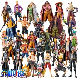 Bandai Banpresto Original One Piece Dxf Wano Country Luffy Chopper Zoro Shanji Nami Robin Usopp Anime Figures For Gift Toys