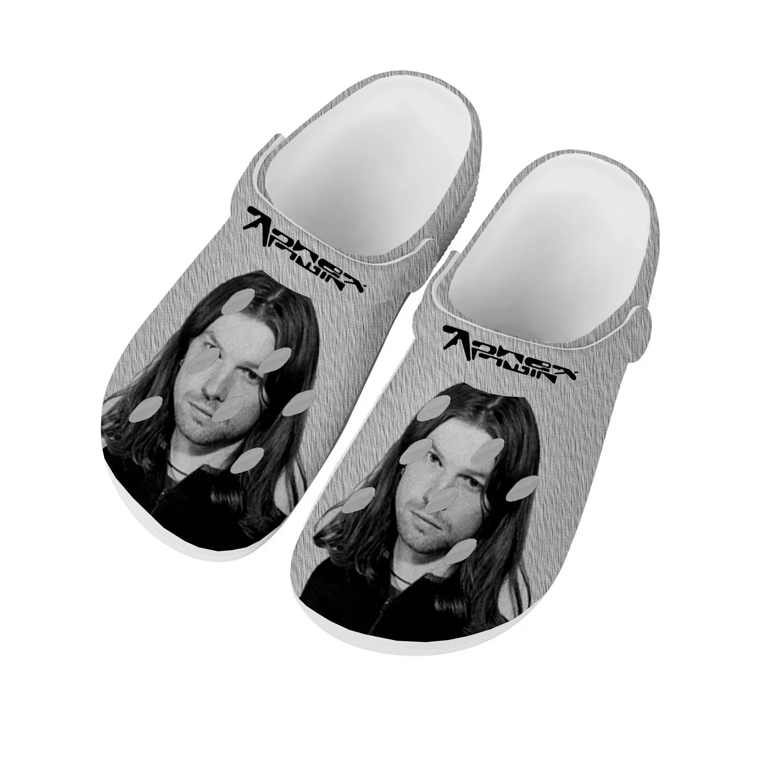 

Aphex Twin Sandals Mens Women Water Shoes Home Garden Clogs Custom Made Beach Bath Breathable Hole Slippers