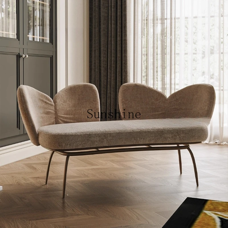 

Modern simple home creative butterfly chair art light luxury shoe changing stool sofa chair