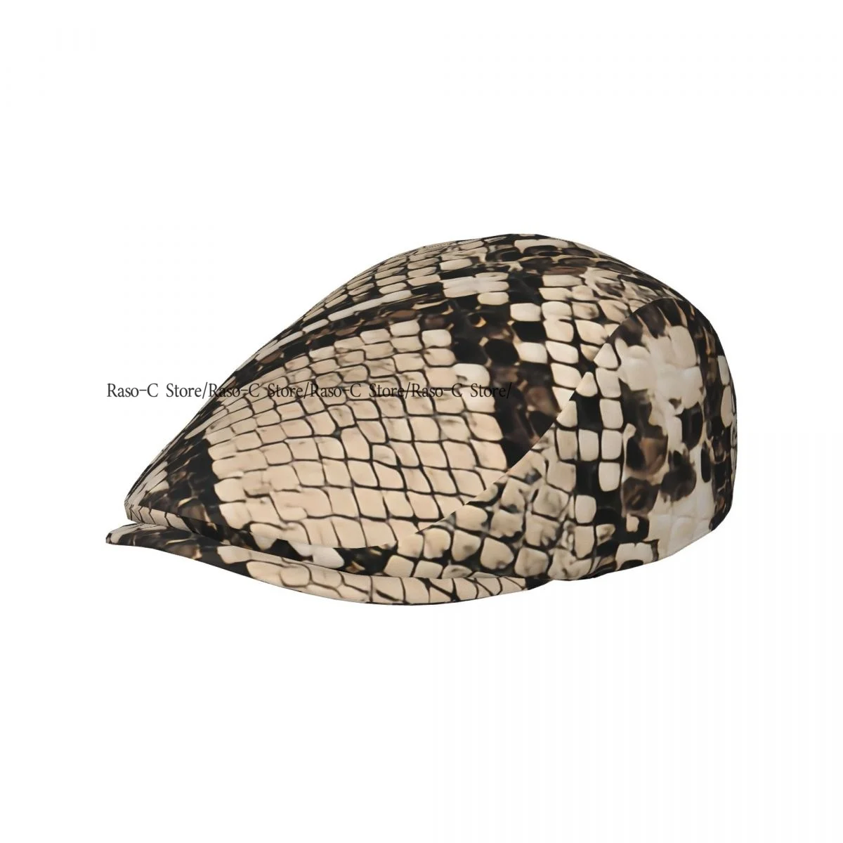 Snake Skin Texture Men Women Newsboy Cap Classic Forward Hat Ivy Flat Cap Daily Hat