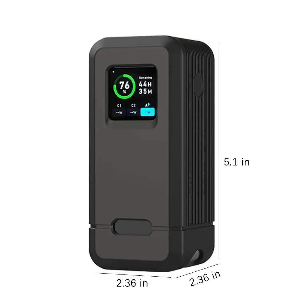 For Anker Prime Mobile Power Supply 20,000 MAh 200W 1/4 Inch Nut Hole Silicone Housing Case