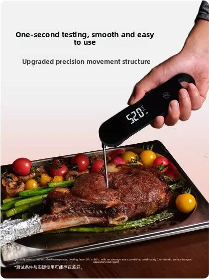 Instant Read Food Temperature Tester Waterproof for Grilling Steak Baking Meat BBQ Cooking Probe