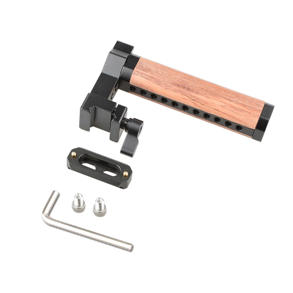 CAMVATE QR Camera Tay Với 50Mm NATO Đường Sắt Lạnh Giày Ốp Cho Máy Ảnh DSLR Lồng Giàn Khoan Chụp Ảnh video Phụ Kiện