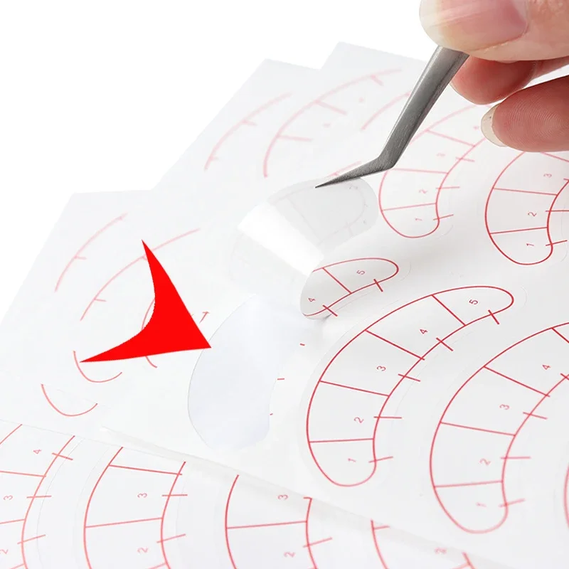 70/140 pares de adesivos para mapeamento de cílios sob o posicionamento dos olhos, ferramentas de maquiagem para extensão de cílios, almofadas para prática de papel