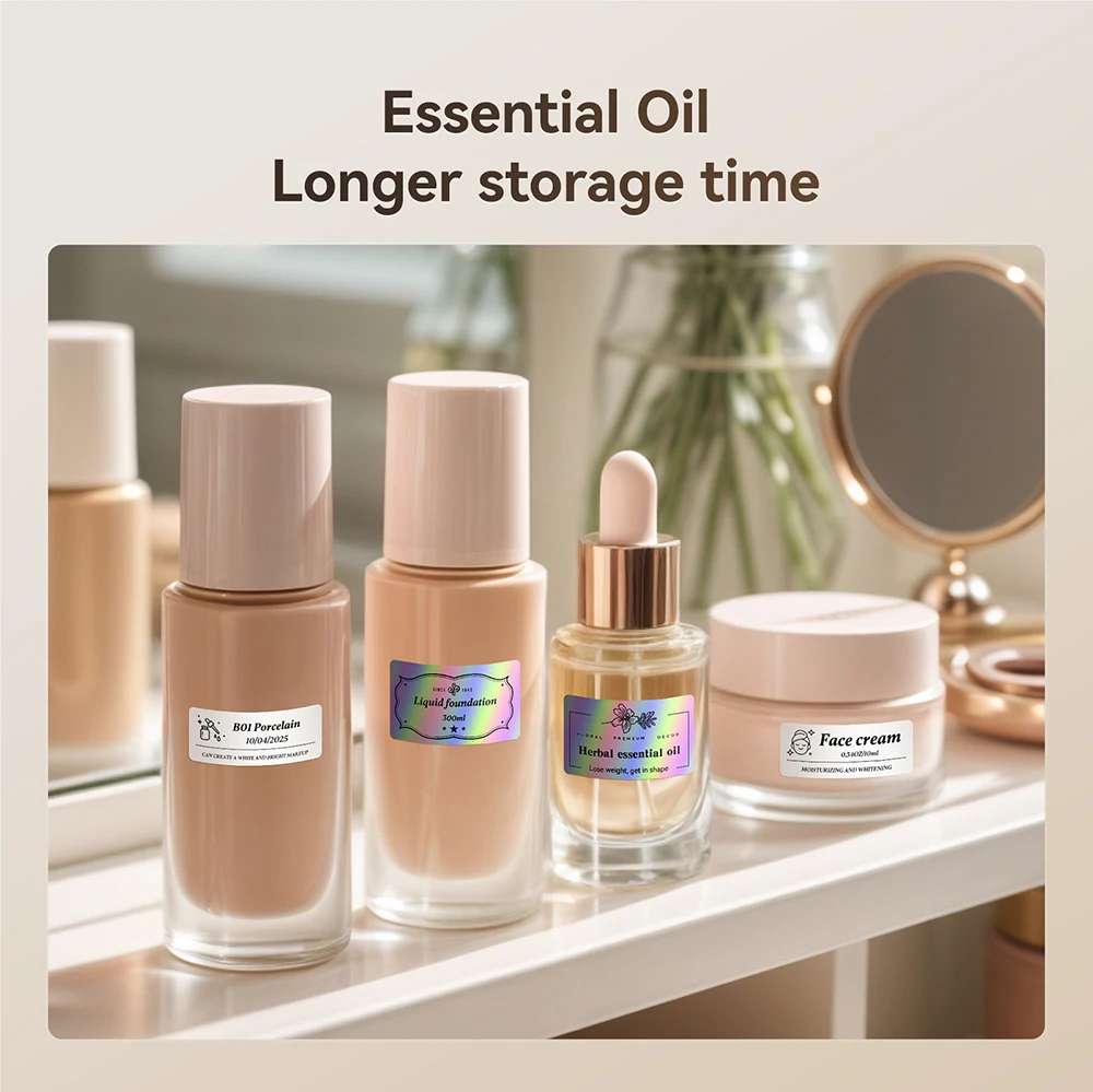 Niimbot M2 Thermal Transfer Label Paper Color Printing Ribbon White/Silver/Transparent/Cable Label Stickers Long-term Storage