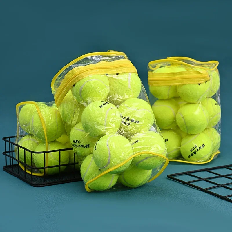 Tennis Balls Racquet Sports Fitness Training with Tennis Bag Style Toughness Foot High Elasticity High-Quality  Tennis Ball