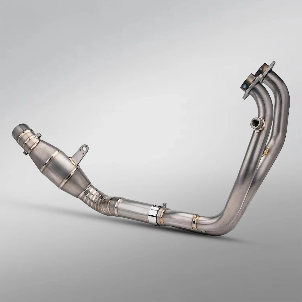 Silver Alloy Exhaust Pipe for Benelli Leoncino 500/BJ500 Motorcycle 2017-