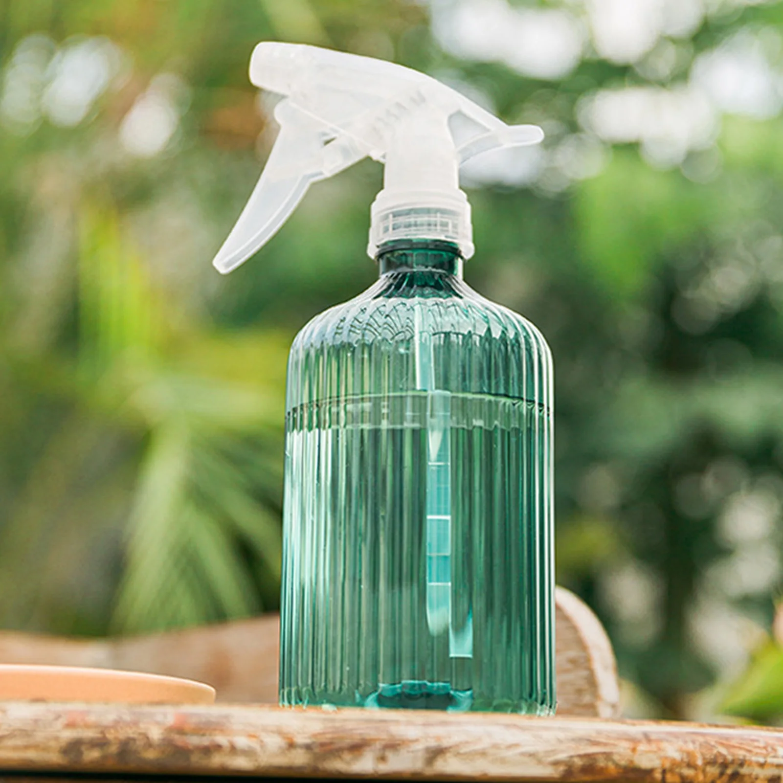 Botellas vacías de 500ml con pulverizador, pulverizador de agua PET recargable para baño, contenedor de agua para desinfección, suministros de jardinería