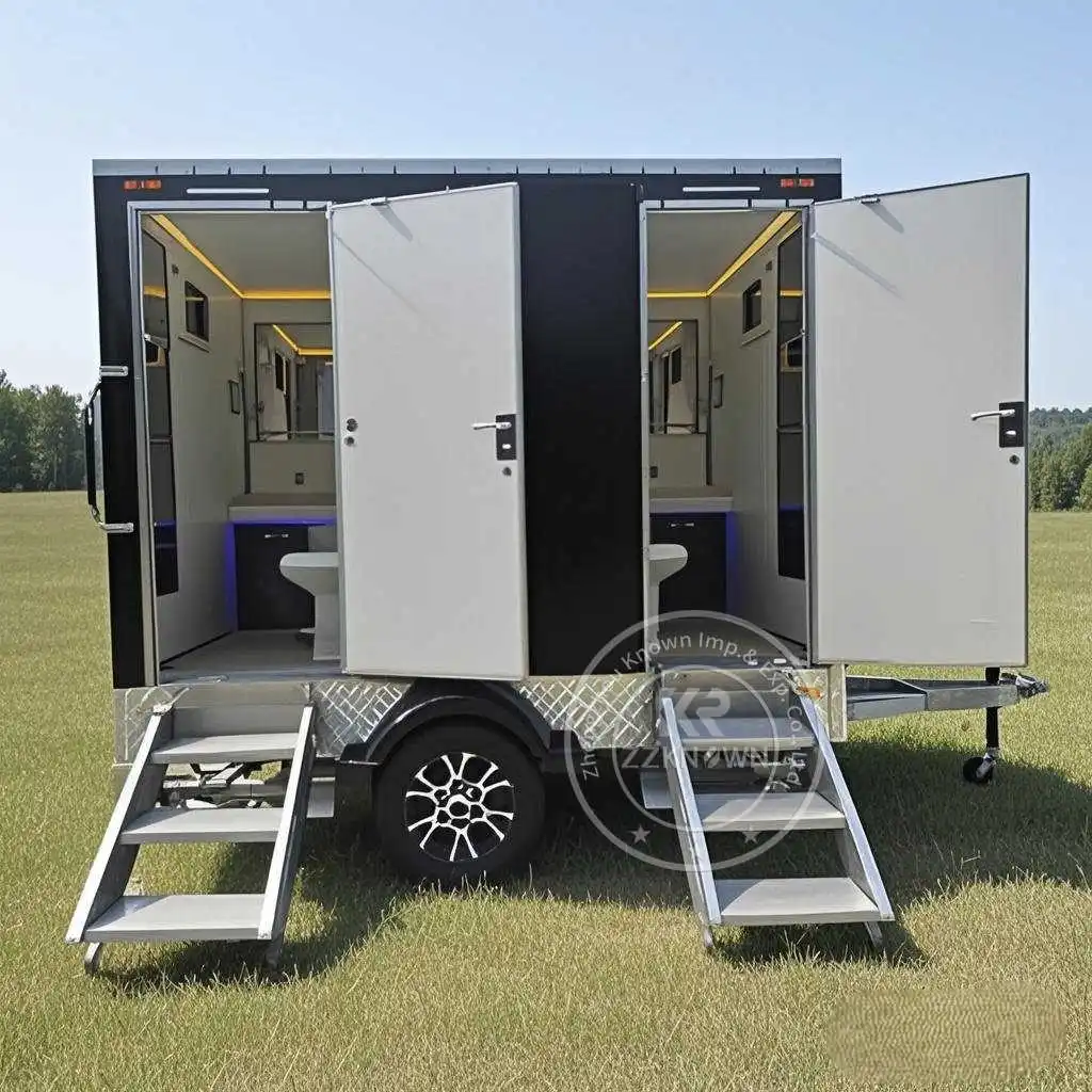 Портативный блок для ванной комнаты, контейнер для душа и унитаза, портативный роскошный туалет, уличный душ, туалетная комната, туалетный прицеп