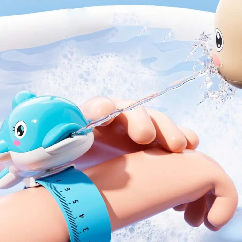 

Для мальчиков: браслет-брызгалка на запястье с милым дизайном в виде черепахи и дельфина, с функцией распыления, летняя игрушка