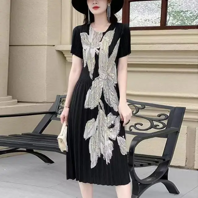 

High-end new loose fashion dress evening vestidos de mujer vintage summer Regular Fit long dresses for women