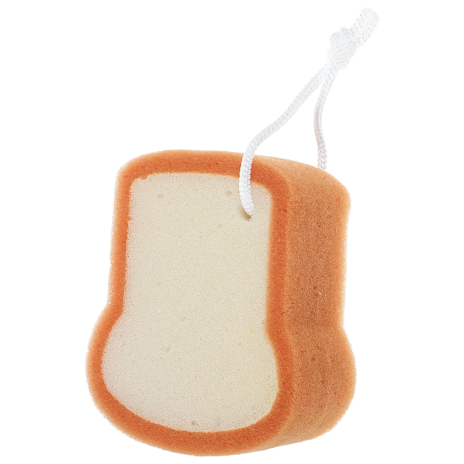 

1pc Bread Scrub Sponge Baby Bath Brush Small Size Light Weight Newborn Toddler Bath Sponge Body Wash Travel Friendly Home