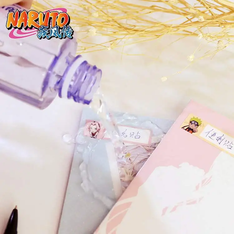 Naruto Officiële Autorisatie Cosplay Naam Stickers Waterdichte Tags Labels Plakboek School Briefpapier
