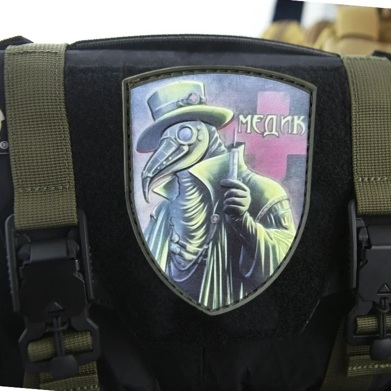 

Tactical MEDIC PVC Patch on Clothes Military Morale Badge Hook Loop Patches Backpack Stickers Army Armband