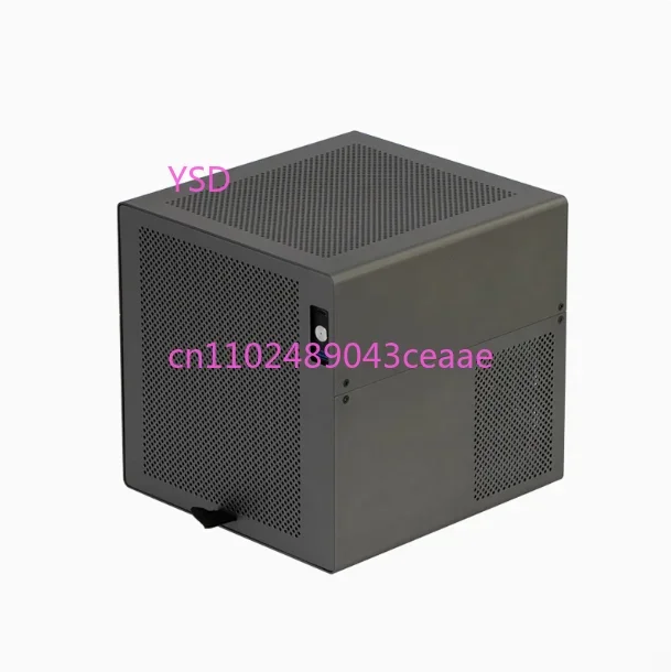 Scorpio Black Aluminum NAS Case 4 Disk SFX Power ITX Half Height PCIe AIO File Storage Service