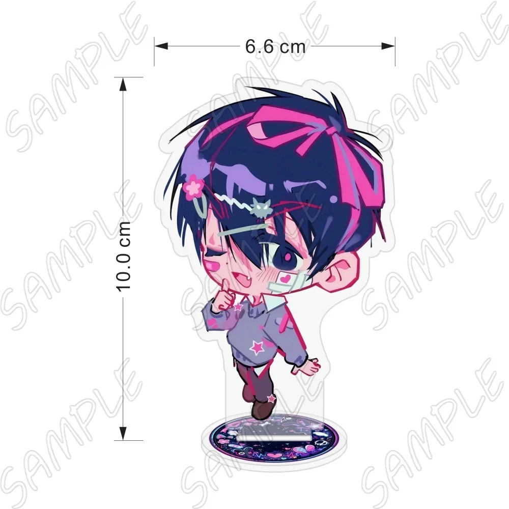 Alien Stage Acrylic Standee 10cm Q Version Till Ivan Mizi Figure Desktop Ornament Anime Collection Gift for Fans Keychain