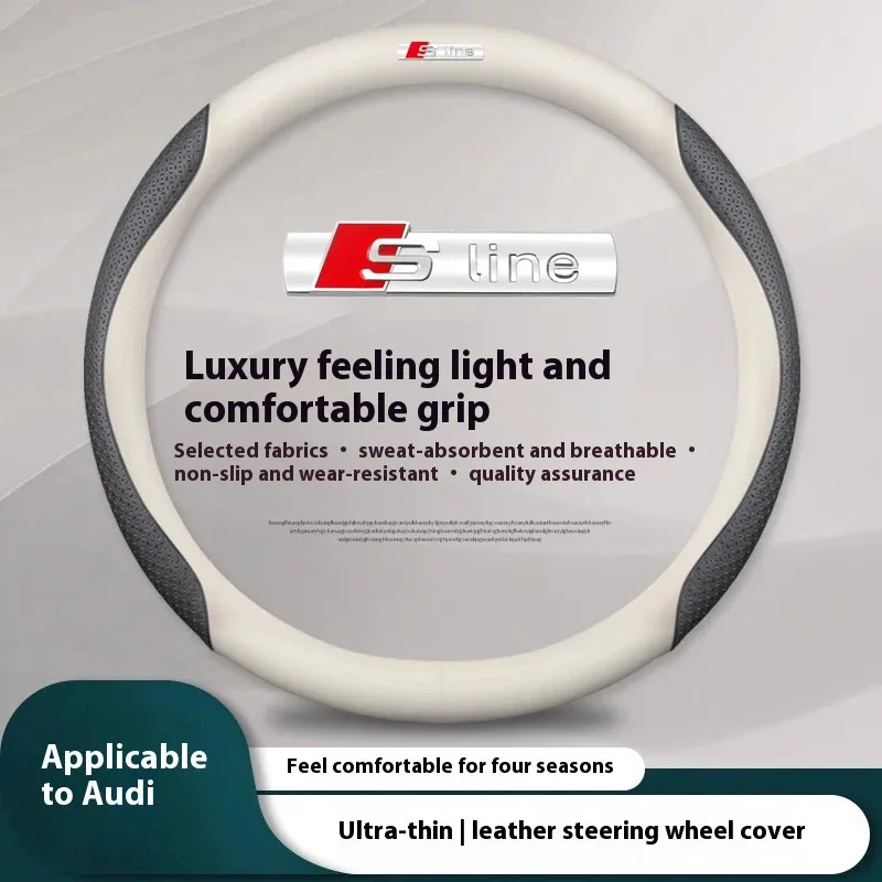 

Car Steering Wheel Cover For Audi ABT A1 A2 A3 A4 A5 A6 A7 A8 Q2 Q3 Q4 Q5 Q7 Q8 TT RS3 RS4 RS5 RS6 RS7 S3 S4 S5 S6 S7 S8 S line