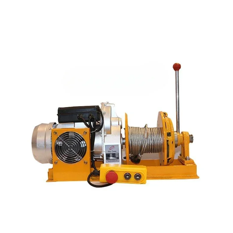 220v 380V 30m 60m1500kg  lift wire rope motor electric winch with clutch