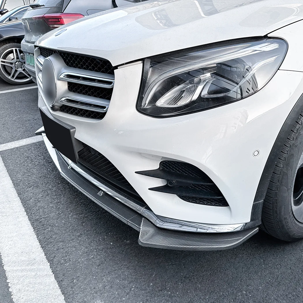 

For Mercedes Benz GLC Class X253 C253 Pre 2016-2019 AMG Front Bumper Shovel Front Lip Spoiler Modification Car Guard Protector