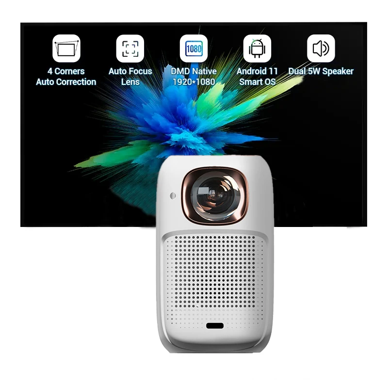 Auto Focus  Outdoor Video Projector