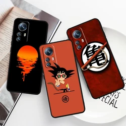Anime D-Dragon Ball Z Logo Art For Xiaomi Mi 14 13T 13 12T 12 11T 11i 11 10T 10 Pro Lite Ultra 5G Black Cover Phone Case