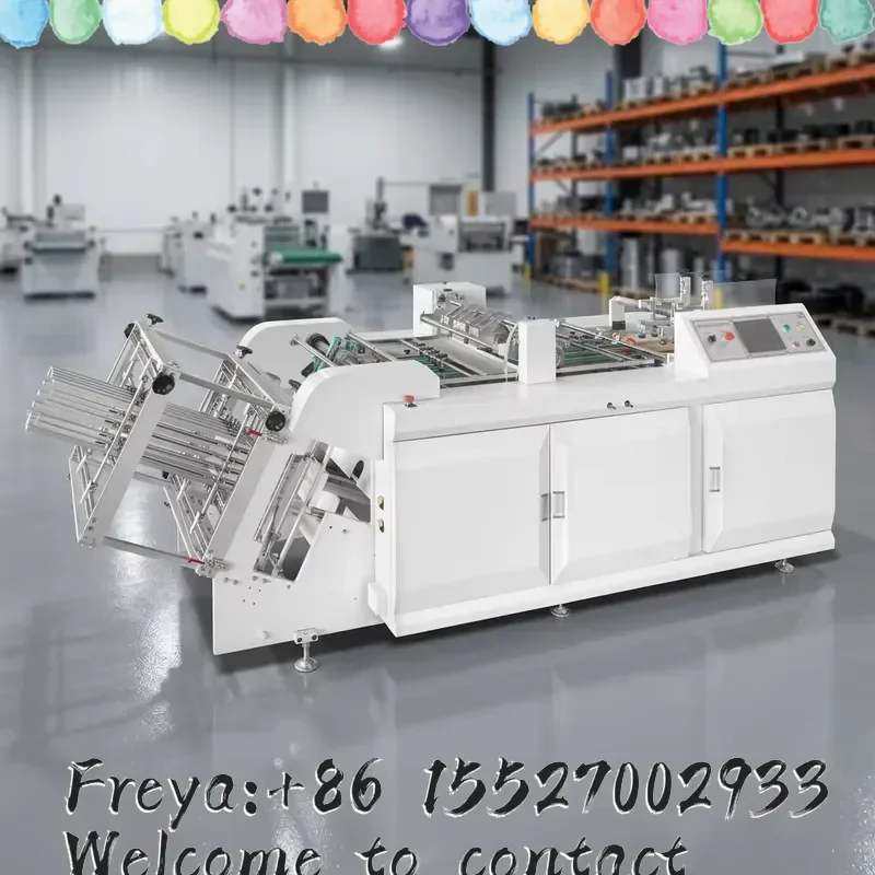 High Output Burger Box Making Equipment Industry Automatic Erecting Machine for Hamburger Paper Carton Boxes