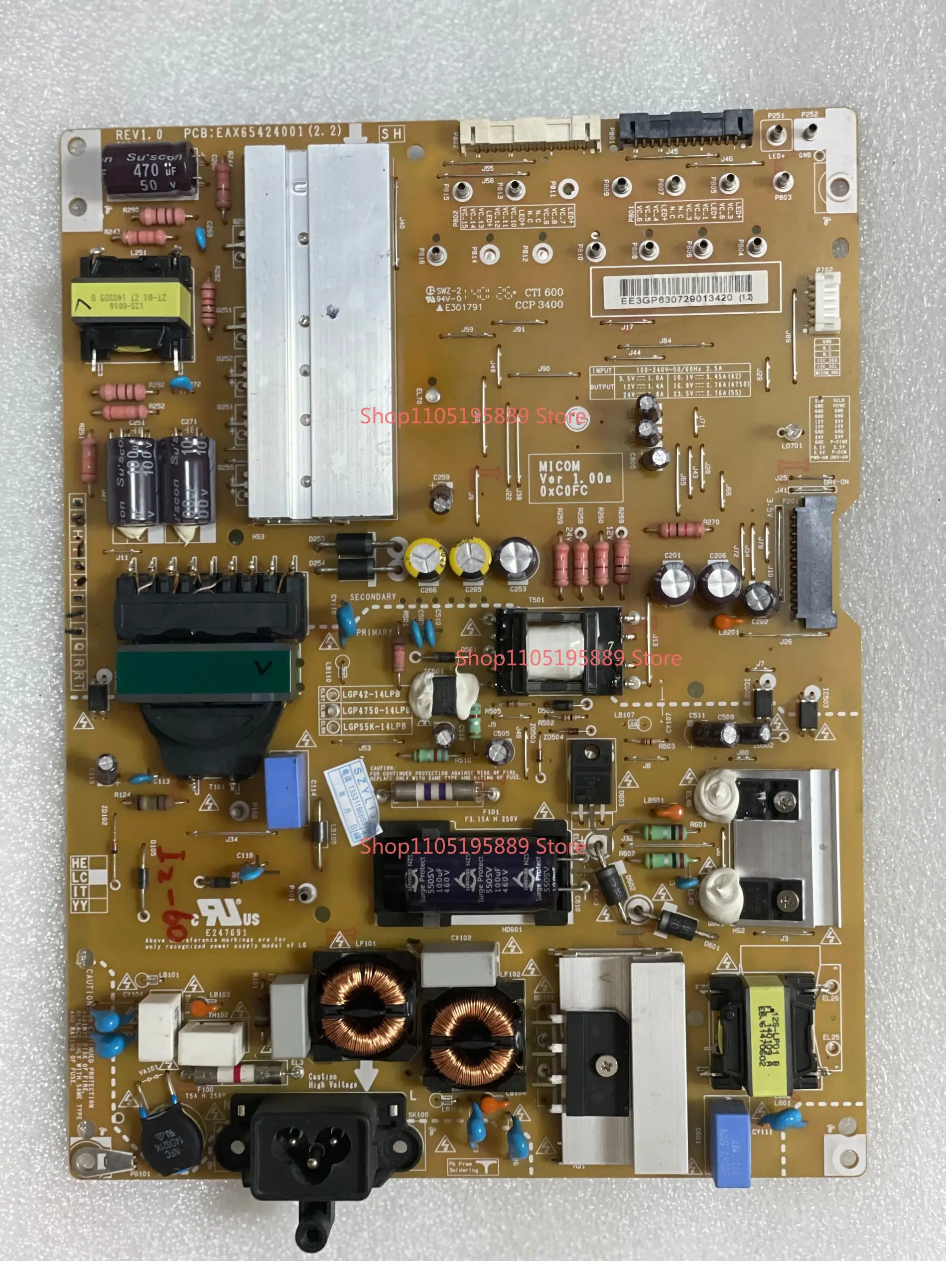 

Оригинальная плата питания 47GB7800-CC EAX65424001(2,4) LGP4750-14LPB