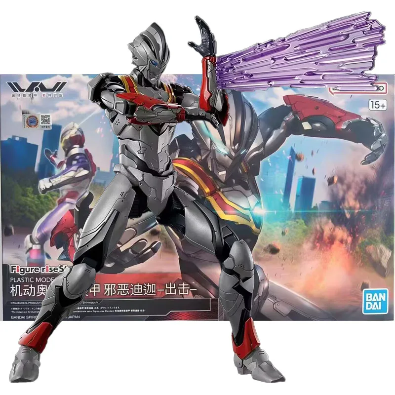 

Оригинальный конструктор Bandai Figure-rise Standard: Ультрамен Тига (версия Evil Tiga) — подвижная фигурка аниме-персонажа, сборная модель Gundam, набор для самостоятельной сборки.