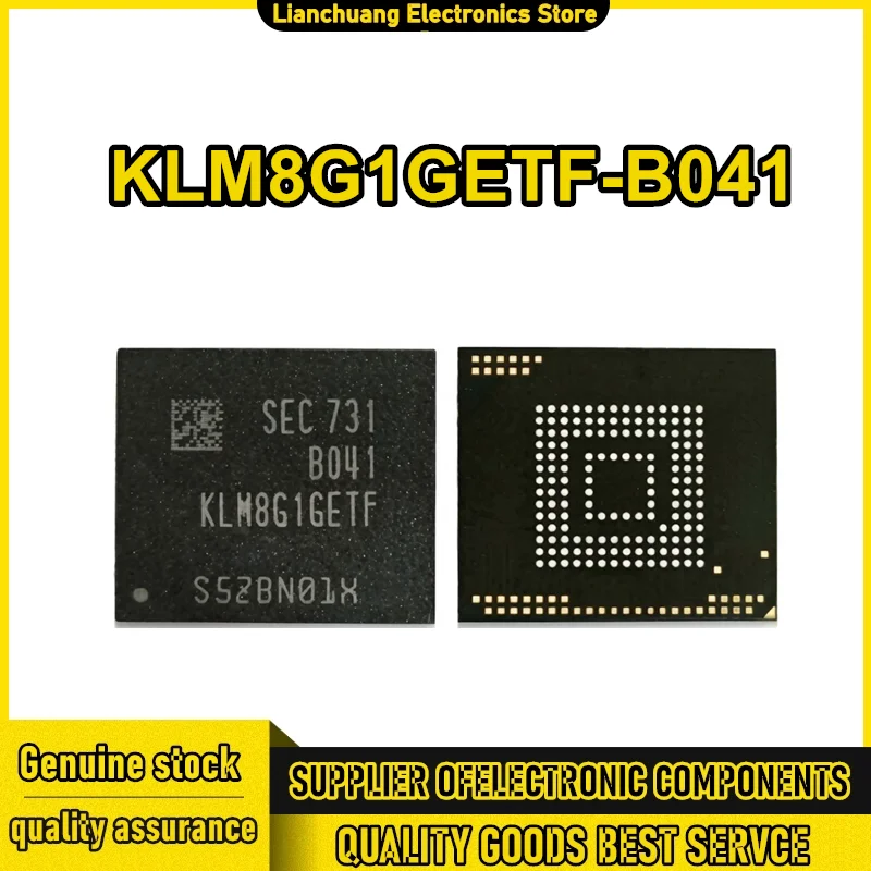 

KLM8G1GETF-B041 8GB 5.1 version IC 0-10 audio font library eMMC New Original in Stock