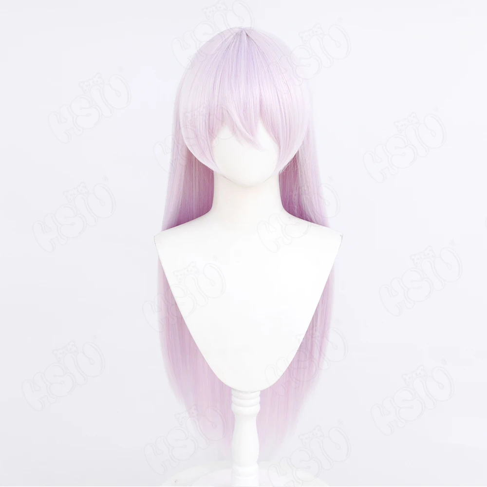 Anime Mato Seihei No Slave Uzen Kyoka Cosplay Wig 80cm pink purple long hair Game cosplay Wig anime cosplay Wig