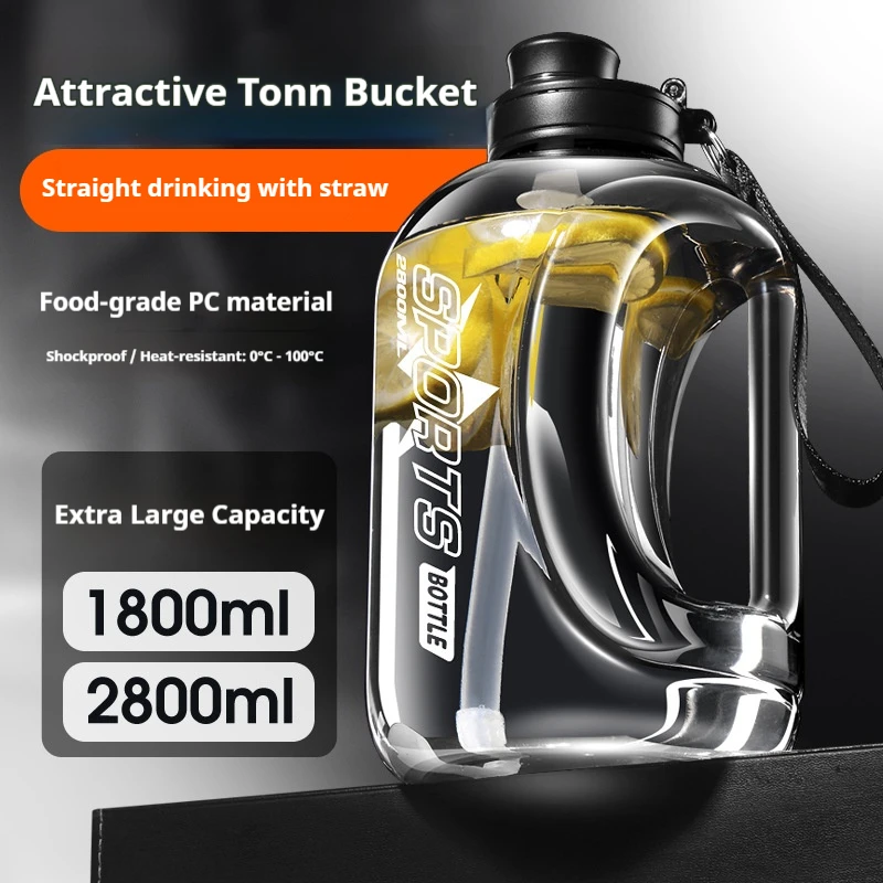 Sports Water Bottle Gym Cycling Cup Portable Large Capacity Water Bottle For Fitness Camping Men Water Kellte Drinking Bottles