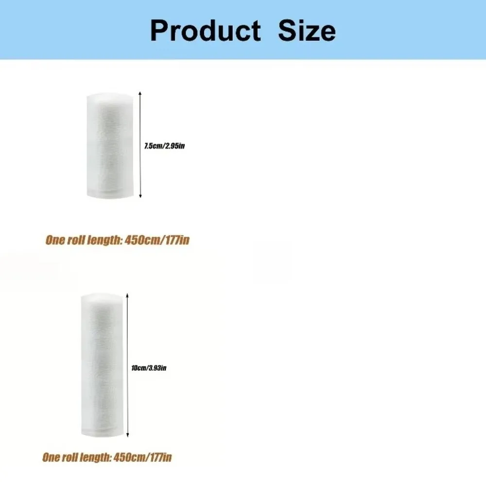 10 Rolls Flexible Design Elastic Bandage Dressings Care Wraps PBT Breathable Care Wraps Comfortable Stretchable Care Wraps