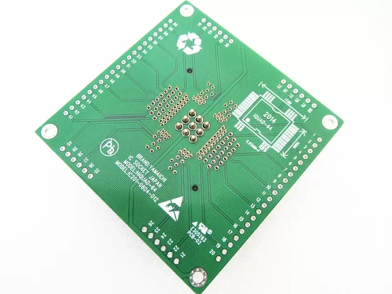 

Opentop HiQUAD64 QFP64 L9779 Test Block Burn-in Block Programming Block IC Aging Block Test Block cketstest bench