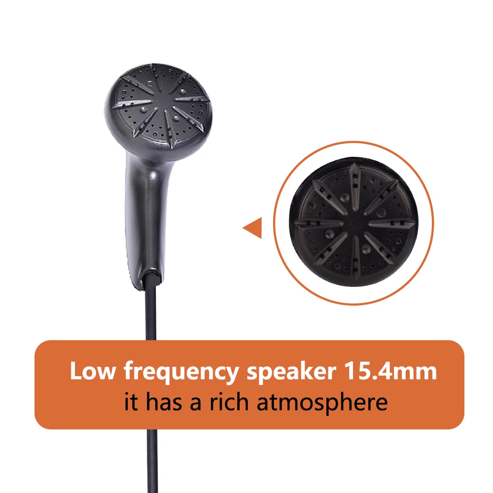 QIGOM MX500 Bass HIFI auriculares con cable auriculares de cabeza plana 109dB 32Ω 15,4 MM auriculares dinámicos 1% auriculares de distorsión