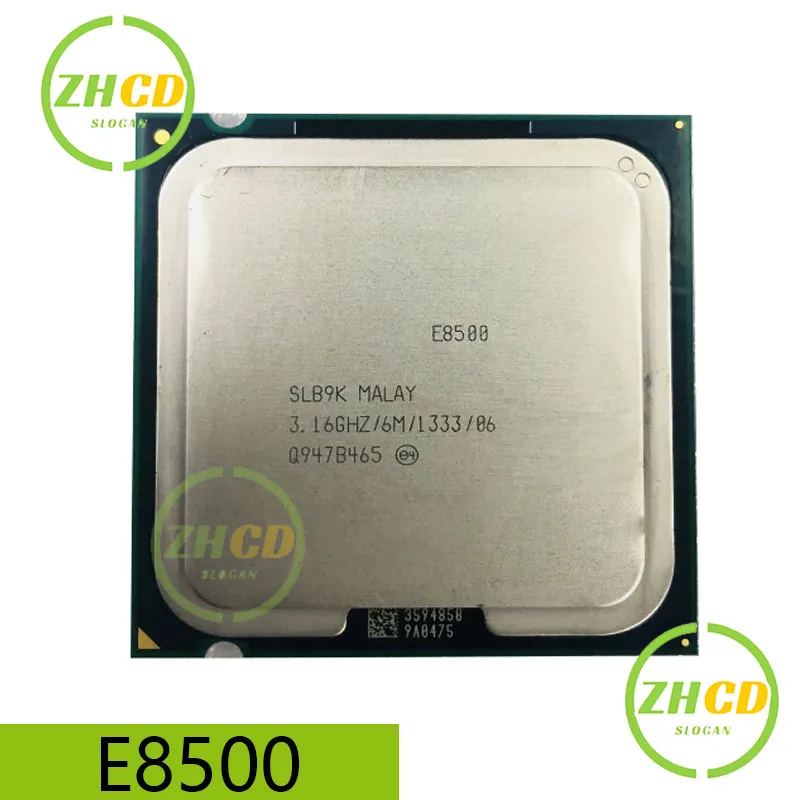 Intel Core 2 Duo For E8500 Processor SLB9K SLAPK 3.16GHz 6MB 1333MHz slot 775 cpu