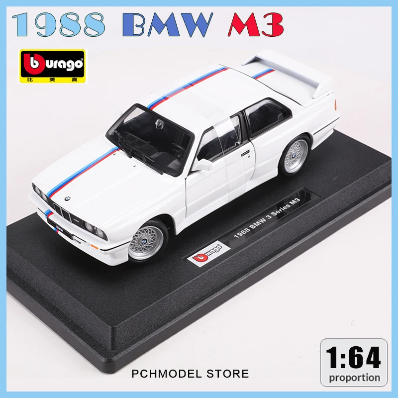 Bburago 1:24 1988 BMW 3 Series M3 Alloy Model Car