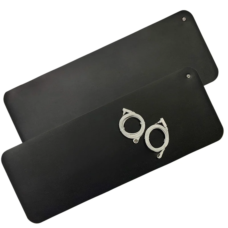 2 PCS 10*26.7 INCH Grounding Protection Mat For Reduced Stress & Relief Tension 25*68CM Grounding Yoga And Fitness Mat