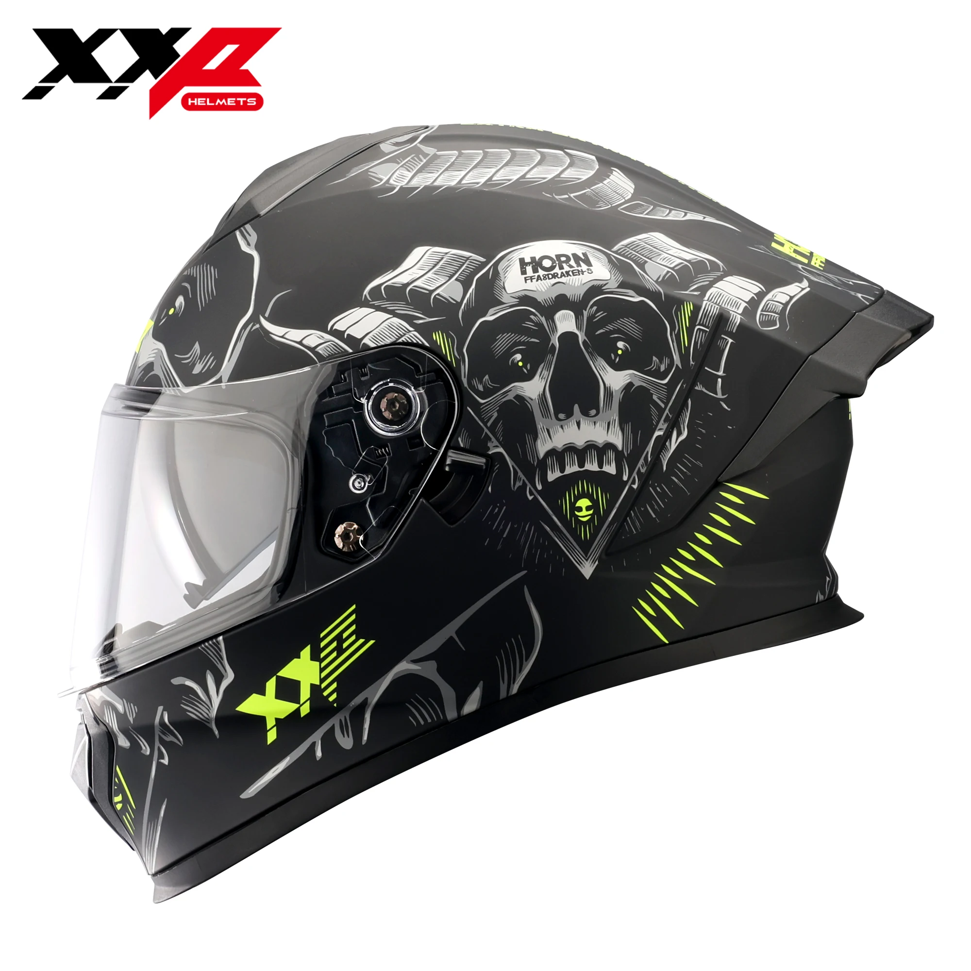 New Motocross Helmets Full Face Double Visors Quick Release Motorcycle Helmet Abs Shell Xxp Brand Draken S Racing M-Xxl Size
