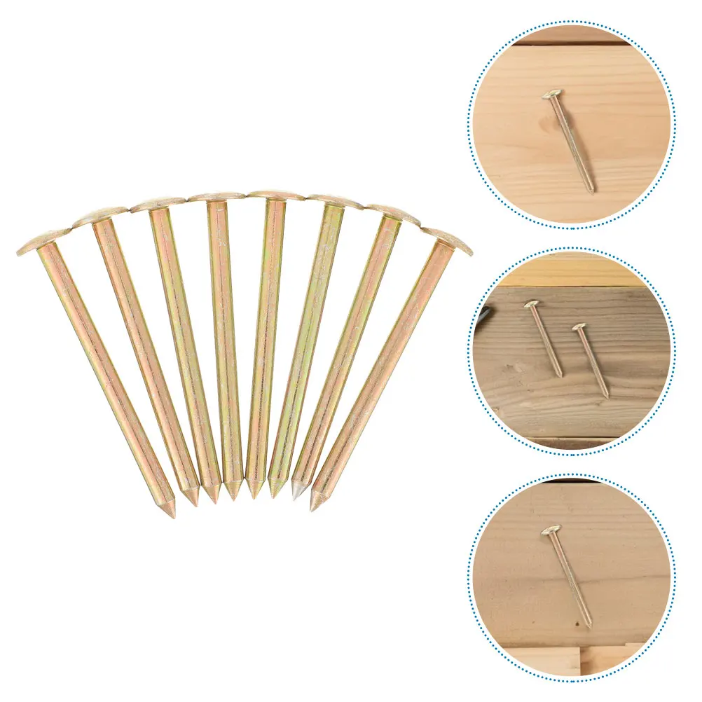 

5pcs Measurement Nails High Precision Survey Markers Heavy Duty Ground Stakes Reusable Metal Spikes For Land Property Line