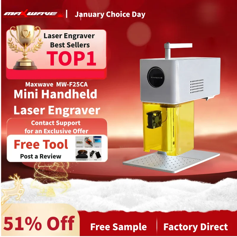 

Compact & Portable Dual Light Laser Marking Device 2W Red & 10W Blue with Quick Start Function for Wood Acrylic Metal Glass Cera