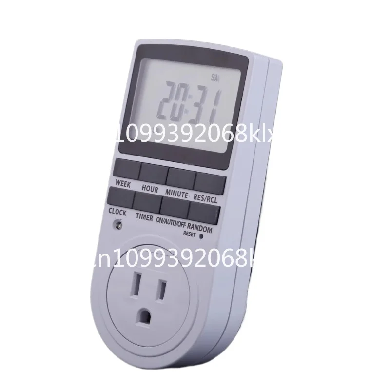 British standard smart home electronic timer switch socket programmable power failure