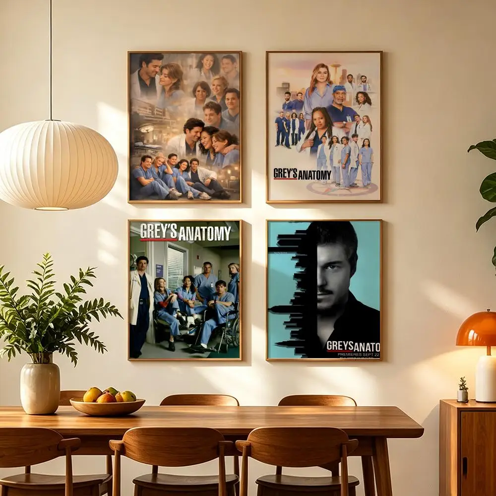 Series G-Greys A-Anatomy Poster Wall Art Poster for Living Room Bedroom Dining Room Home Office Study Room view 2