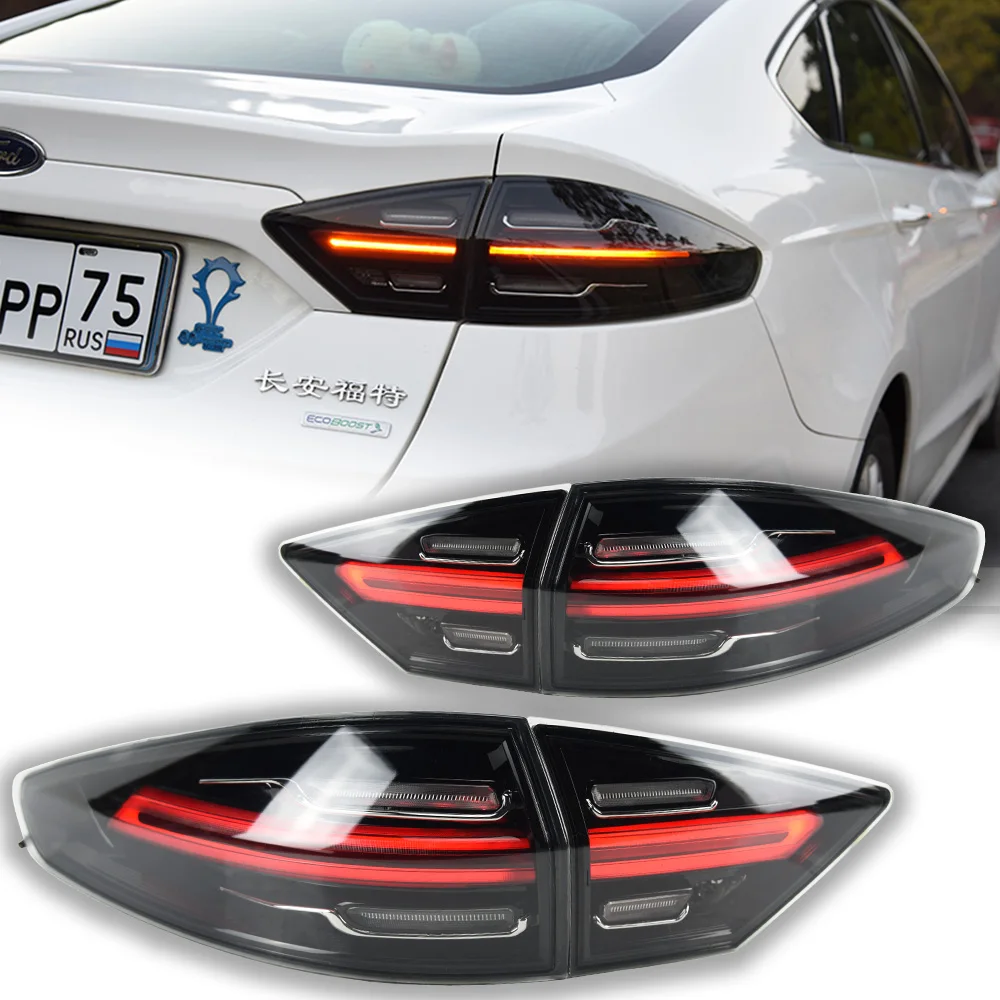 Car Lights For Ford Fusion Led Tail Lamp 2013-2016 Mondeo Signal Tail Light Animation Rear Stop Brake Reverse Auto Accessories