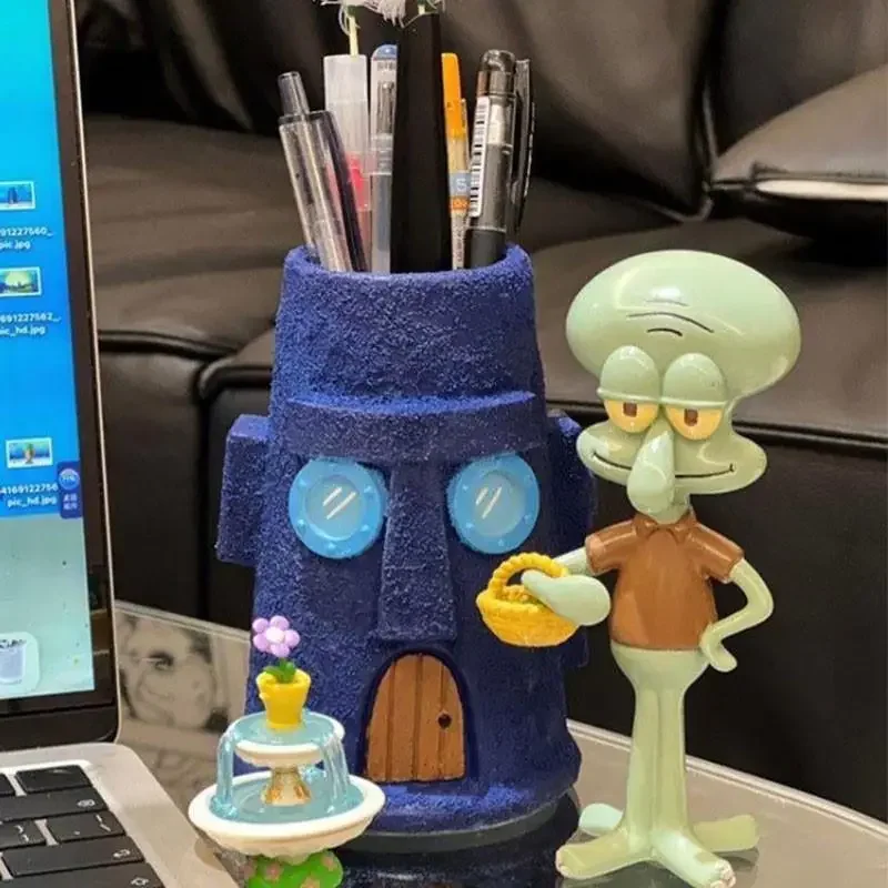 

Squidward Tentacles ornaments tray workers mental state to heal emotions Office desktop workstation computer desk decoration.