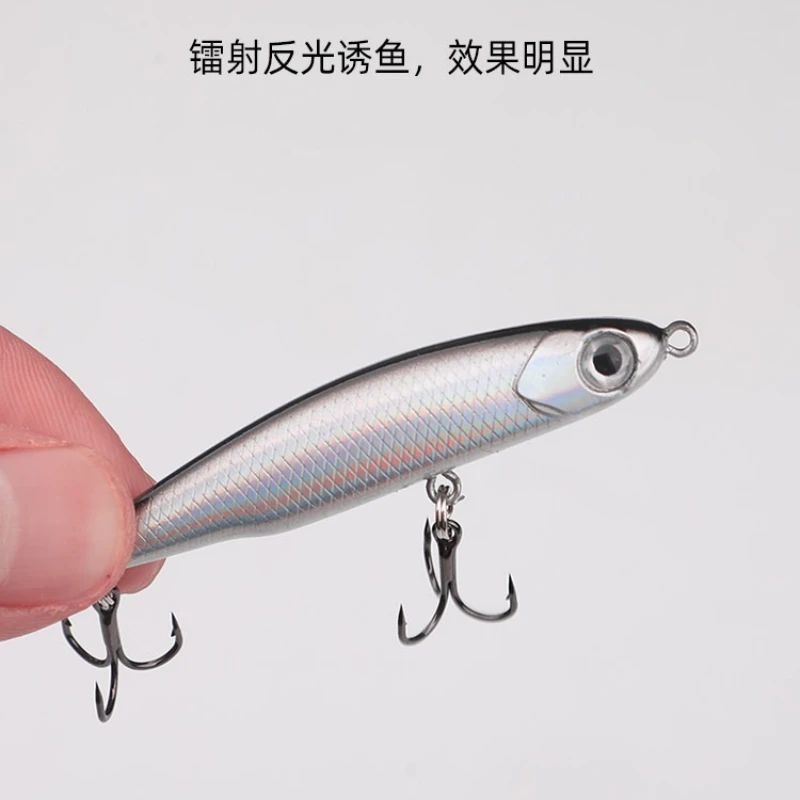 Neu 1 Stück 3,5g 5,4g 8,3g 13,4g Mini Pencil Minnow Angelköder Harter Köder Tauchender Sinker mit Dreifachhaken Künstlicher Köder Harter Köder