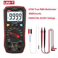 UNI T UT60S UT60BT Digital Multimeters 9999 Counts 1000V/10A True RMS Current Meter NCV AC/DC Voltage Tester Hz Capacitor Tool