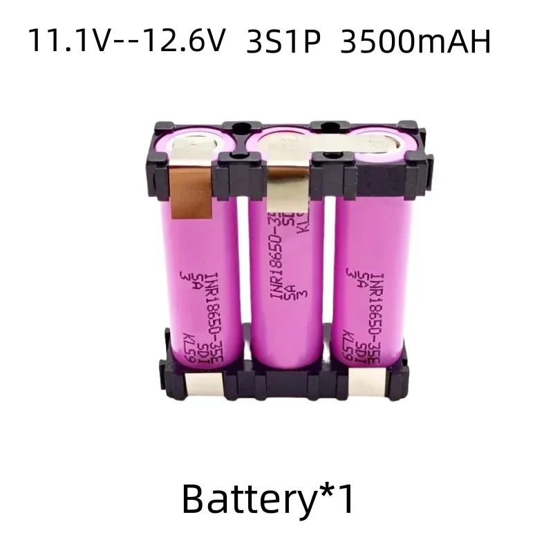 NEW 20A 18650 35E 3500mAh 7000mAh 2S 3S 4S 5S 6S /1P 2P 7.4V 12.6V 14.8V 18V 25.2V For Screwdriver batteries weld battery pack