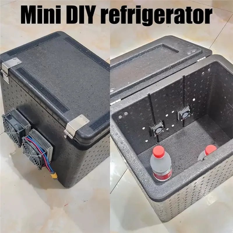 Mini Air Conditioner 12V Electronic Thermoelectric Cooling Refrigeration System DIY Heat Sink Conduction Module
