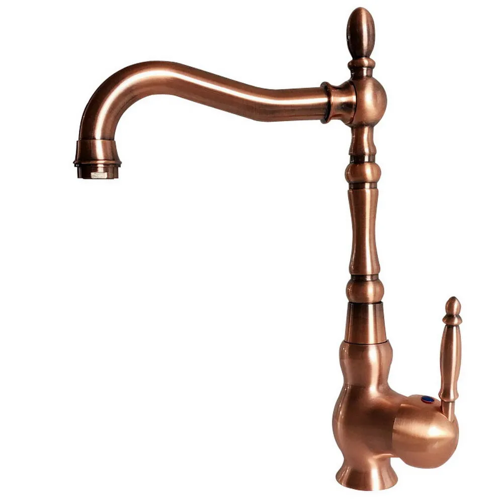 swivel-spout-water-tap-antique-red-copper-single-handle-single-hole-kitchen-sink-bathroom-faucet-basin-mixer-tap-anf423