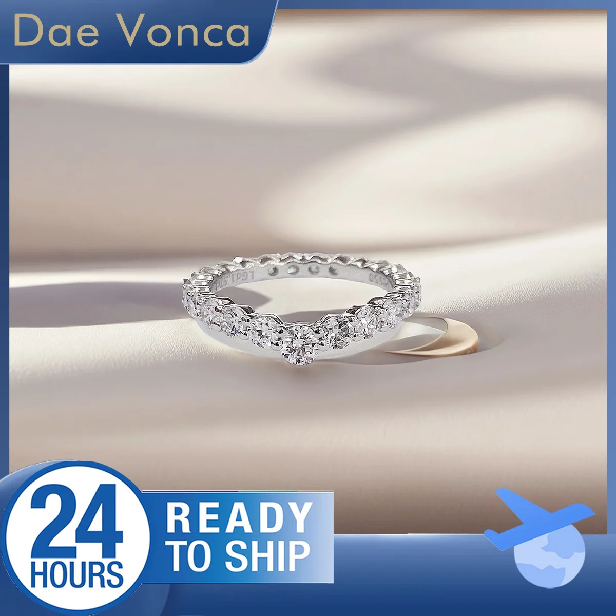 

Обручальное кольцо с круглым лабораторным бриллиантом PT950, общим весом 1,57 карата, выращенным в лаборатории, с бриллиантами вечности, кольцо для женщин